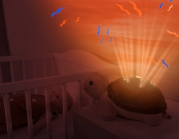 Ночник-проектор Zazu Черепаха с подвижной проекцией и успокаивающими мелодиями (ZA-TIM-01) - Pampik - 6