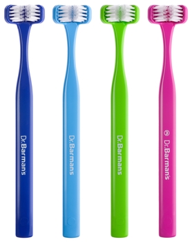 Стандартна зубна щітка Dr. Barman's Superbrush, синій - Pampik - 2