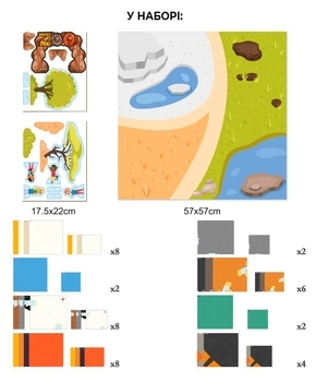 Набор для творчества Avenir Зоопарк с животными, оригами, 40 листов (CH211785) - Pampik - 5