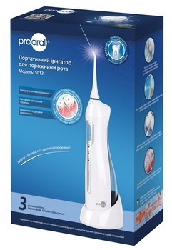 Портативний стаціонарний іригатор Prooral для ротової порожнини - Pampik - 4
