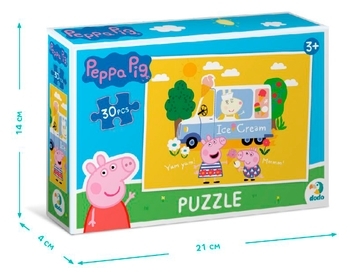 Пазл DoDo Peppa Pig Улюблене морозиво, 30 елементів (200300) - Pampik - 2
