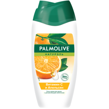 Гель-крем для душу Palmolive Натурель Вітамін С і Апельсин, 250 мл - Pampik