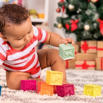 Розвиваючі силіконові кубики Battat Порахуй-но (BX1481Z) - Pampik - 10