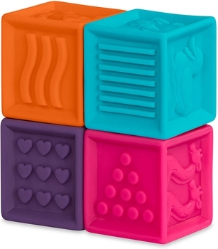 Розвиваючі силіконові кубики Battat Порахуй-но (BX1481Z) - Pampik - 2