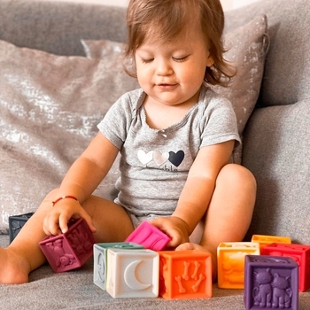 Розвиваючі силіконові кубики Battat Порахуй-но (BX1481Z) - Pampik - 11