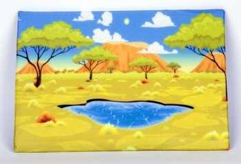 Розвиваюча гра з фетру Умняшка Дикі тварини (ПФ-001) - Pampik - 2