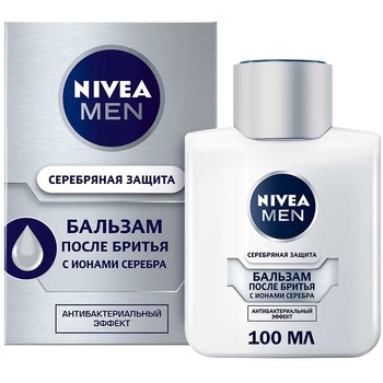 Бальзам після гоління Nivea Men Срібний захист, 100 мл - Pampik