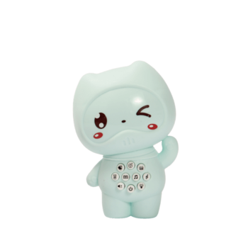 Музична іграшка Lindo Робот-кіт, блакитний (668-129) - Pampik