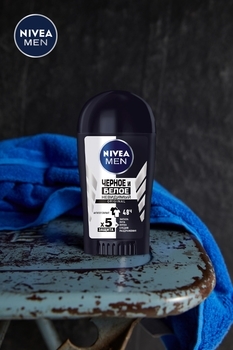 Дезодорант-антиперспірант Nivea Men Чорне і біле Невидимий Original, стик, 40 мл - Pampik - 3