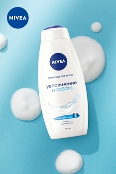 Гель-уход для душа Nivea Увлажнение и уход, 750 мл - Pampik - 4
