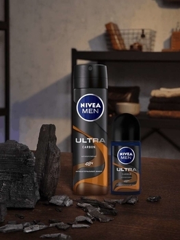 Дезодорант-антиперспірант Nivea Men Ultra Carbon, спрей, 150 мл - Pampik - 3