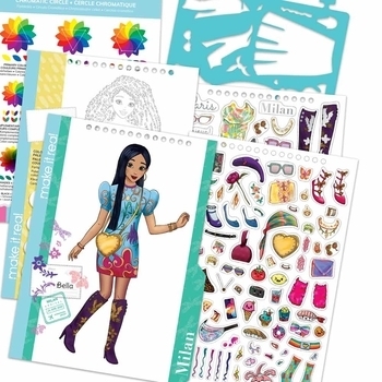 Блокнот с трафаретами Make it Real Городской стиль (MR3207) - Pampik - 3