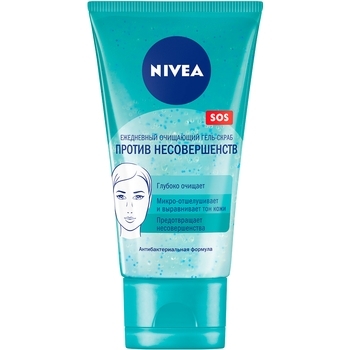 Гель-скраб Nivea щоденний очищувальний проти недосконалостей для проблемної шкіри, 150 мл - Pampik