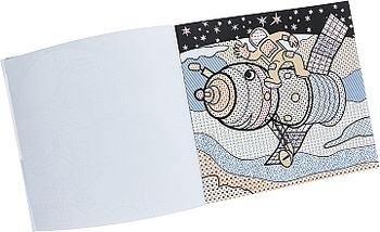 Водные раскраски "Космическая техника" (укр) Кристалл Бук, укр - Pampik - 2
