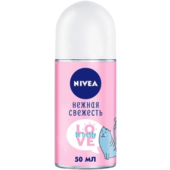 Антиперспирант Nivea Love Be Trendy Нежная Свежесть, 50 мл - Pampik