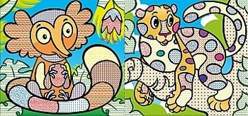 Водяные раскраски. Цветной фон. Джунгли, укр. Кристалл Бук - Pampik - 3