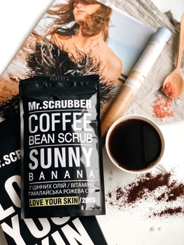 Кавовий скраб для тіла Mr.Scrubber Sunny Banana, 200 г (4820200230023) - Pampik - 2