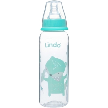 Пляшечка для годування Lindo з силіконовою соскою, 250 мл, зелений (Li 143 зел) - Pampik