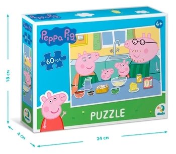 Пазл DoDo Peppa Pig, 60 елементів (200331) - Pampik - 3