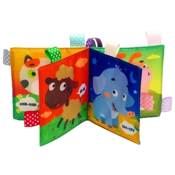 Мягкая книжка-игрушка Книжковий хмарочос Як каже Мама - Pampik - 2