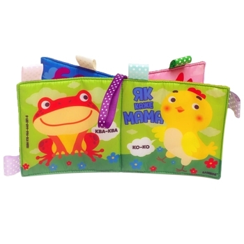 Мягкая книжка-игрушка Книжковий хмарочос Як каже Мама - Pampik