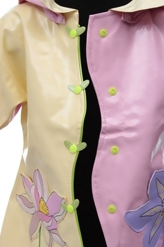 Плащ-дощовик Kidorable Лотос, р. 92-98, рожевий з жовтим (33032) - Pampik - 7