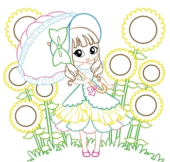 Книга Чарівні розмальовки із секретними візерунками. Принцеси - Pampik - 3