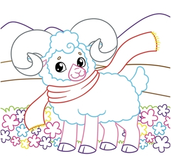 Книга Чарівні розмальовки із секретними візерунками. Свійські тварини - Pampik - 2