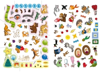 Книга Школа чомучки. Учимося мислити логічно. 100 розвивальних наліпок - Pampik - 4