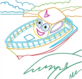 Книга Чарівні розмальовки із секретними візерунками. Кораблі - Pampik - 2