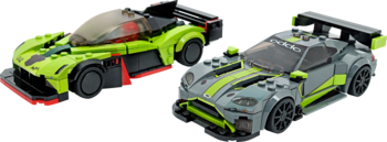 Конструктор LEGO Speed Champions Aston Martin Valkyrie AMR Pro та Vantage GT3 (76910) - Pampik - 4
