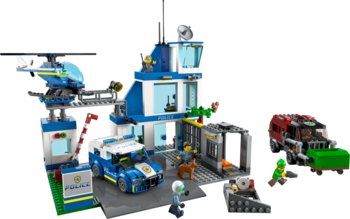 Конструктор LEGO City Поліцейська ділянка, 668 деталей (60316) - Pampik - 3