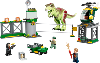 Конструктор LEGO Jurassic World Втеча Тиранозавра, 140 деталей (76944) - Pampik - 3