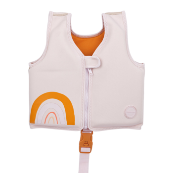 Жилет для плавання дитячий Sunny Life, пудрово-рожевий, 1-2 роки (S1VVESDK) - Pampik