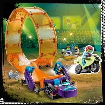 Конструктор LEGO City Stuntz Каскадерська петля Удар Шимпанзе (60338) - Pampik - 7