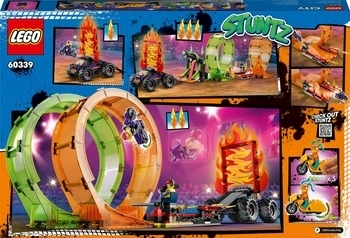 Конструктор LEGO City Stuntz Подвійна петля каскадерської арени (60339) - Pampik - 3