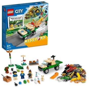 Конструктор LEGO City Missions Місії порятунку диких тварин (60353) - Pampik - 2