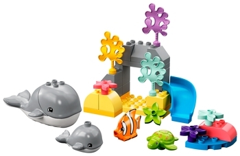 Конструктор LEGO DUPLO Town Дикі тварини океану, 32 деталі (10972) - Pampik - 4