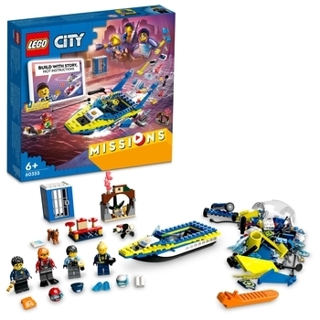 Конструктор LEGO City Missions Детективні місії водної поліції (60355) - Pampik - 2