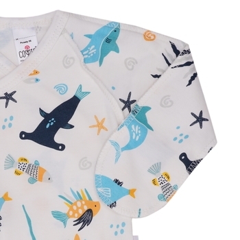 Льоля Софія Атлантика, бавовна, р.56, білий з блакитним (217156) - Pampik - 2