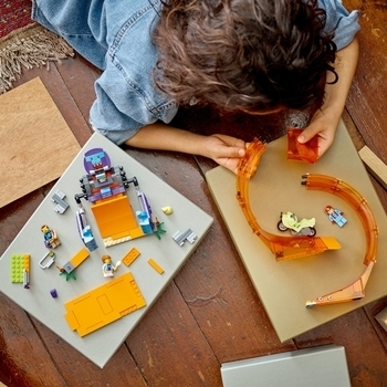 Конструктор LEGO City Stuntz Каскадерська петля Удар Шимпанзе (60338) - Pampik - 11