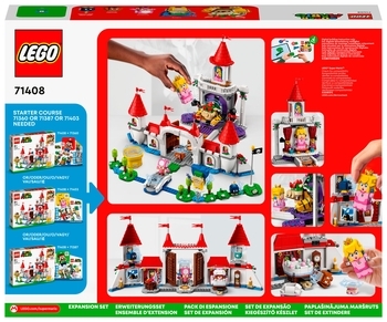 Конструктор LEGO Super Mario Додатковий набір Замок Персика, 1216 деталей (71408) - Pampik - 2