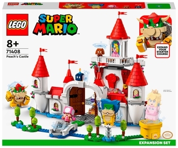 Конструктор LEGO Super Mario Додатковий набір Замок Персика, 1216 деталей (71408) - Pampik