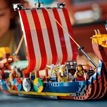 Конструктор LEGO Creator Корабель вікінгів і Мідгардський змій (31132) - Pampik - 4