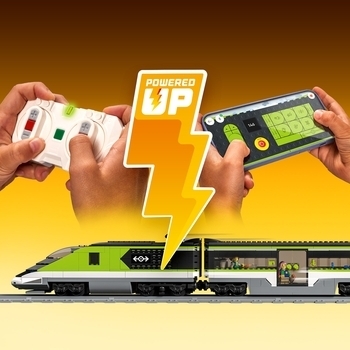 Конструктор LEGO City Пассажирский поезд-экспресс, 764 деталей (60337) - Pampik - 7