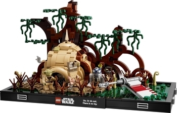 Конструктор LEGO Star Wars Діорама тренування Джедая на Дагобі (75330) - Pampik - 4