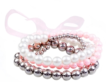 Набір браслетів Great Pretenders Pearly to Wed, 3 шт. (84050) - Pampik