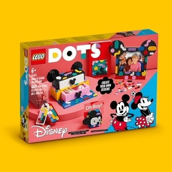 Конструктор LEGO Dots Коробка Снова в школу из Микки и Минни Маусами (41964) - Pampik - 6