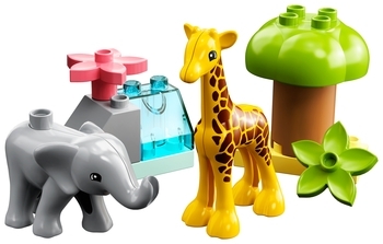 Конструктор LEGO DUPLO Дикі тварини Африки, 10 деталей (10971) - Pampik - 2