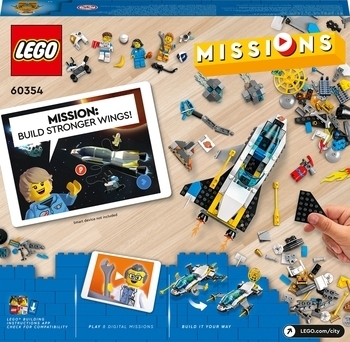 Конструктор LEGO City Missions Миссии исследования Марса на космическом корабле (60354) - Pampik - 3